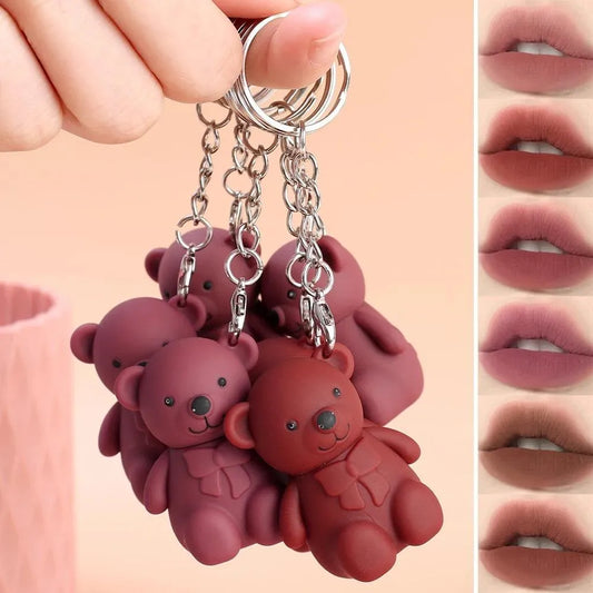 Bear Key Chain Lip Gloss - Pack of 6